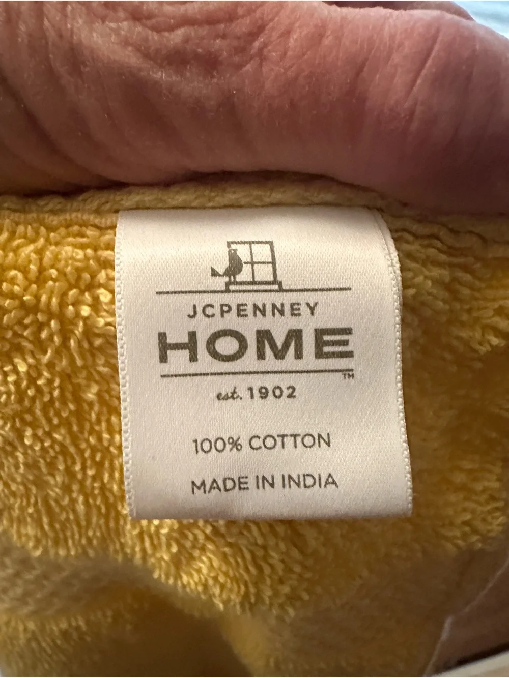 Set Threshold Bath Mat Yellow, Teal, Fuchsia and Cream Accents & 3 Hand Towels